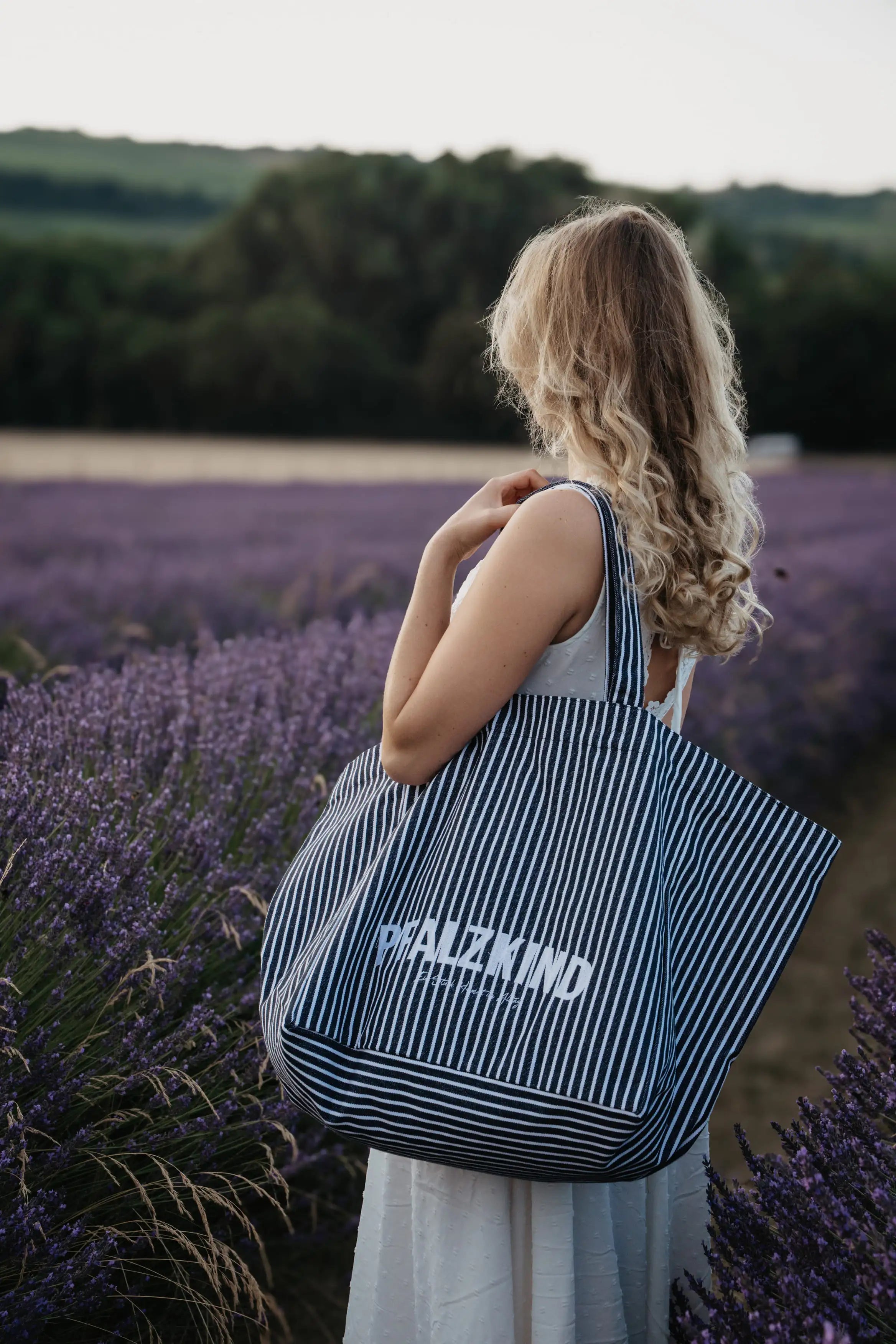 PFALZKIND SHOPPER BLAU/WEISS