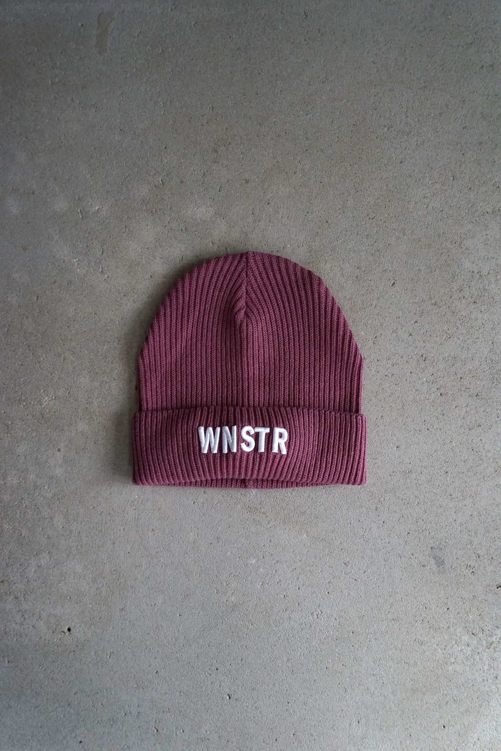 RIB KNIT BEANIE WNSTR - WNSTR®