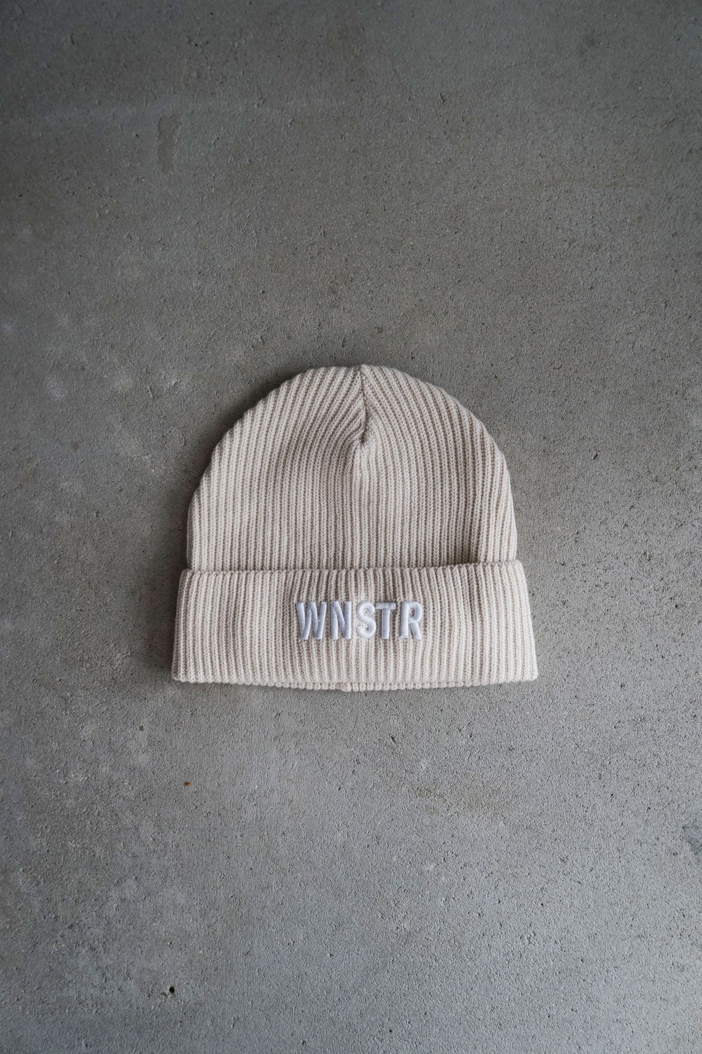 RIB KNIT BEANIE WNSTR - WNSTR®