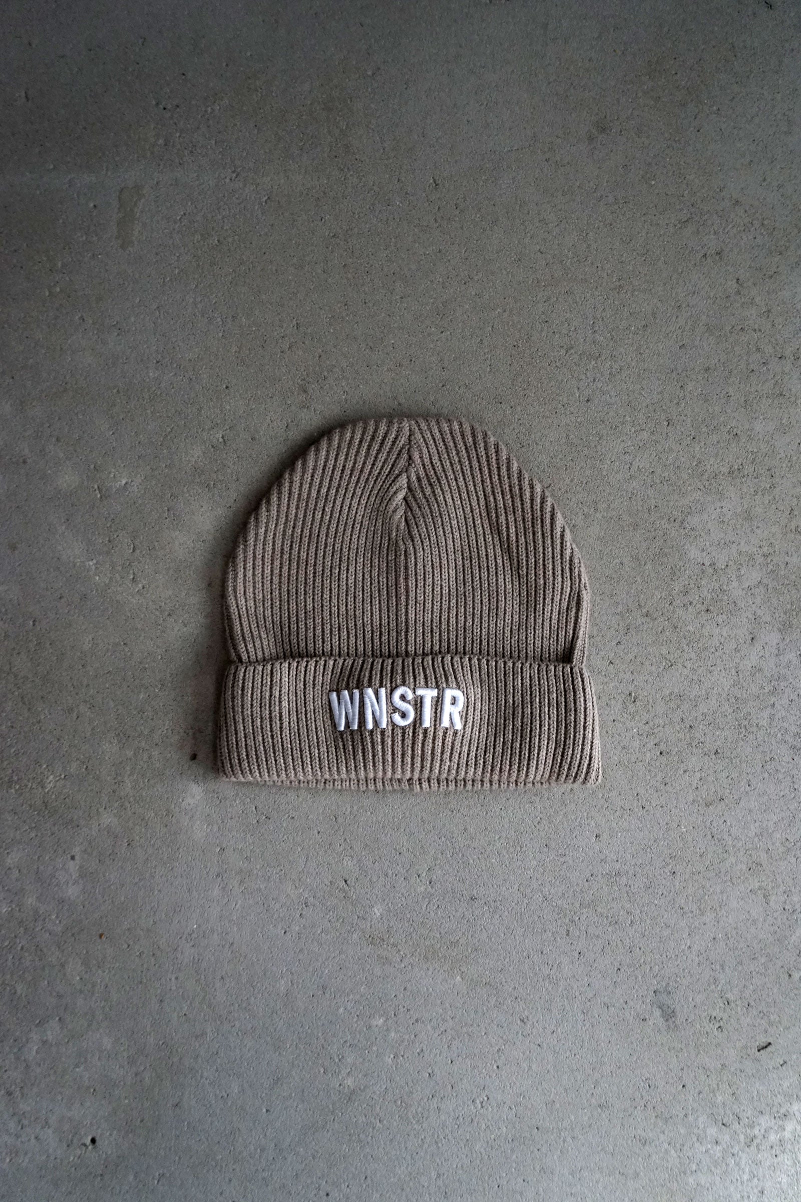 RIB KNIT BEANIE WNSTR - WNSTR®