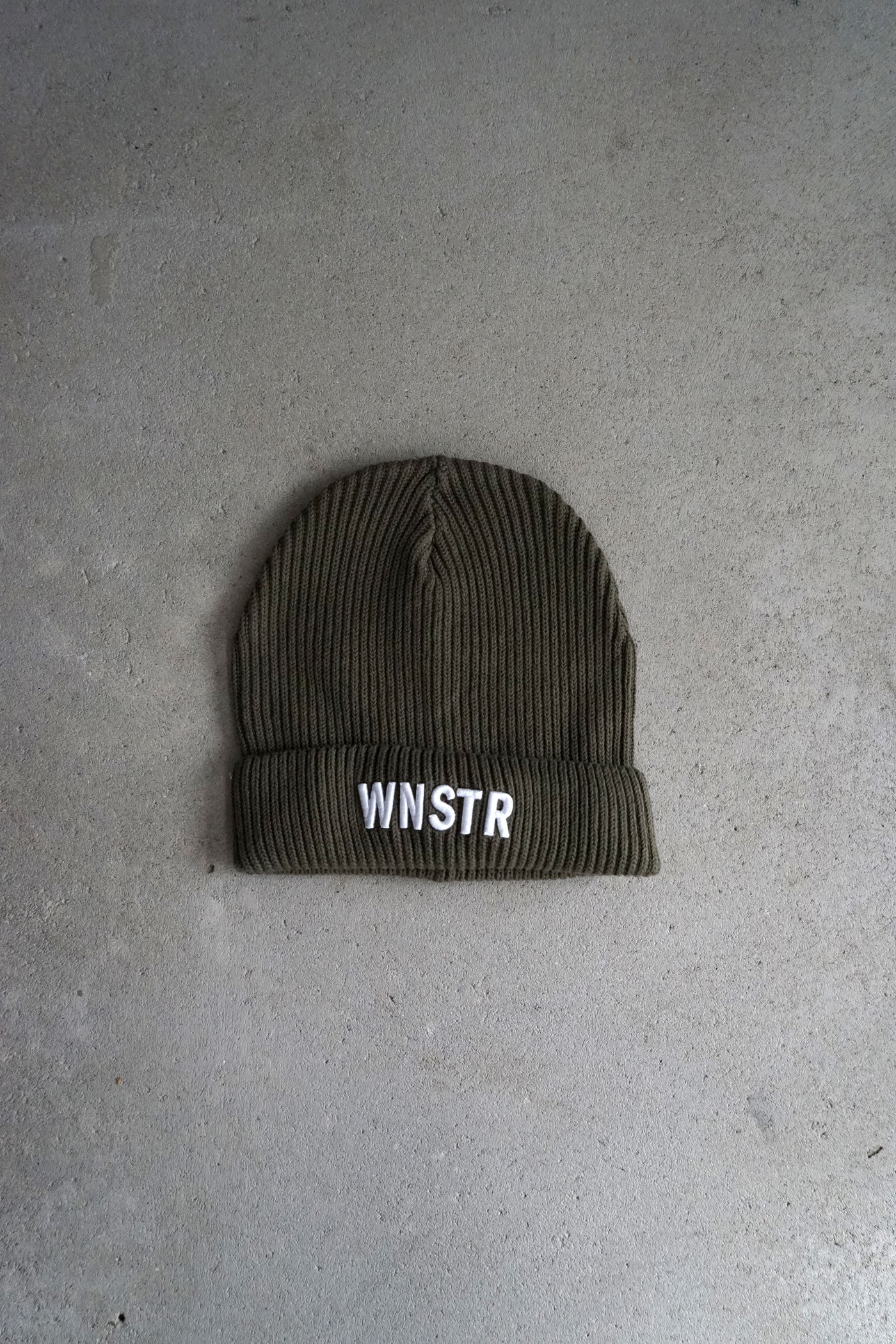 RIB KNIT BEANIE WNSTR - WNSTR®