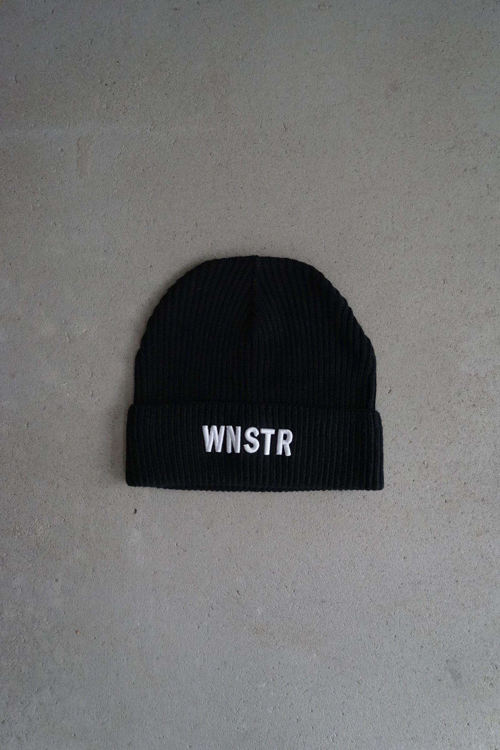 RIB KNIT BEANIE WNSTR - WNSTR®