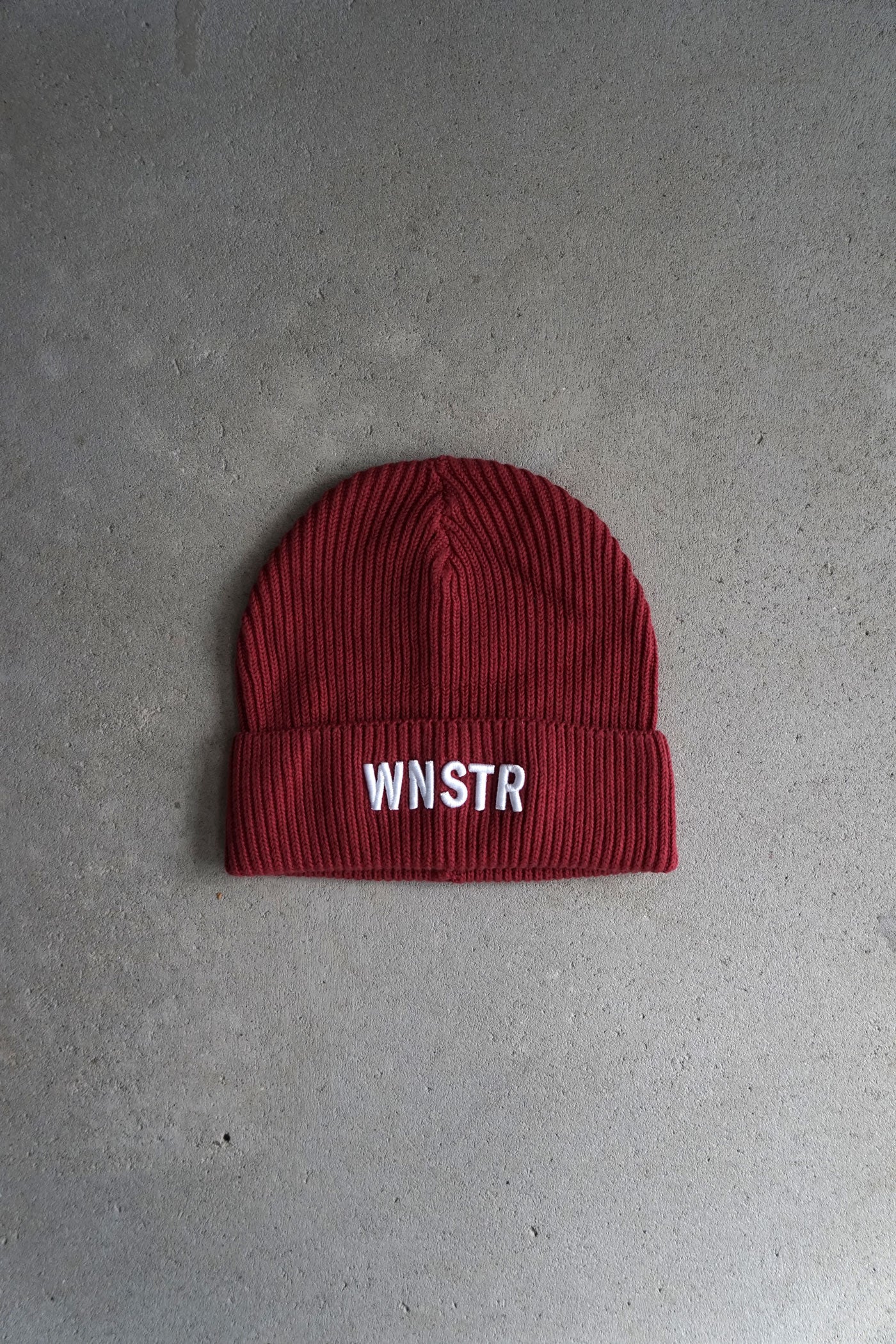 RIB KNIT BEANIE WNSTR - WNSTR®