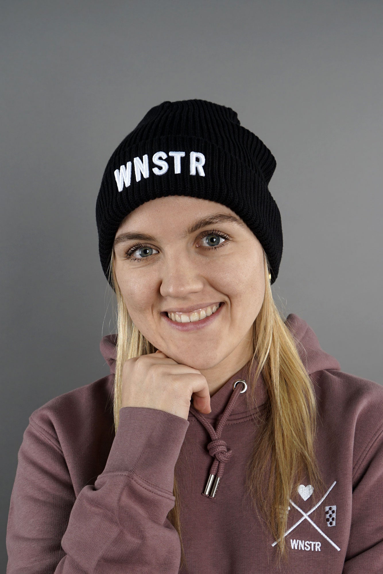 RIB KNIT BEANIE WNSTR - WNSTR®