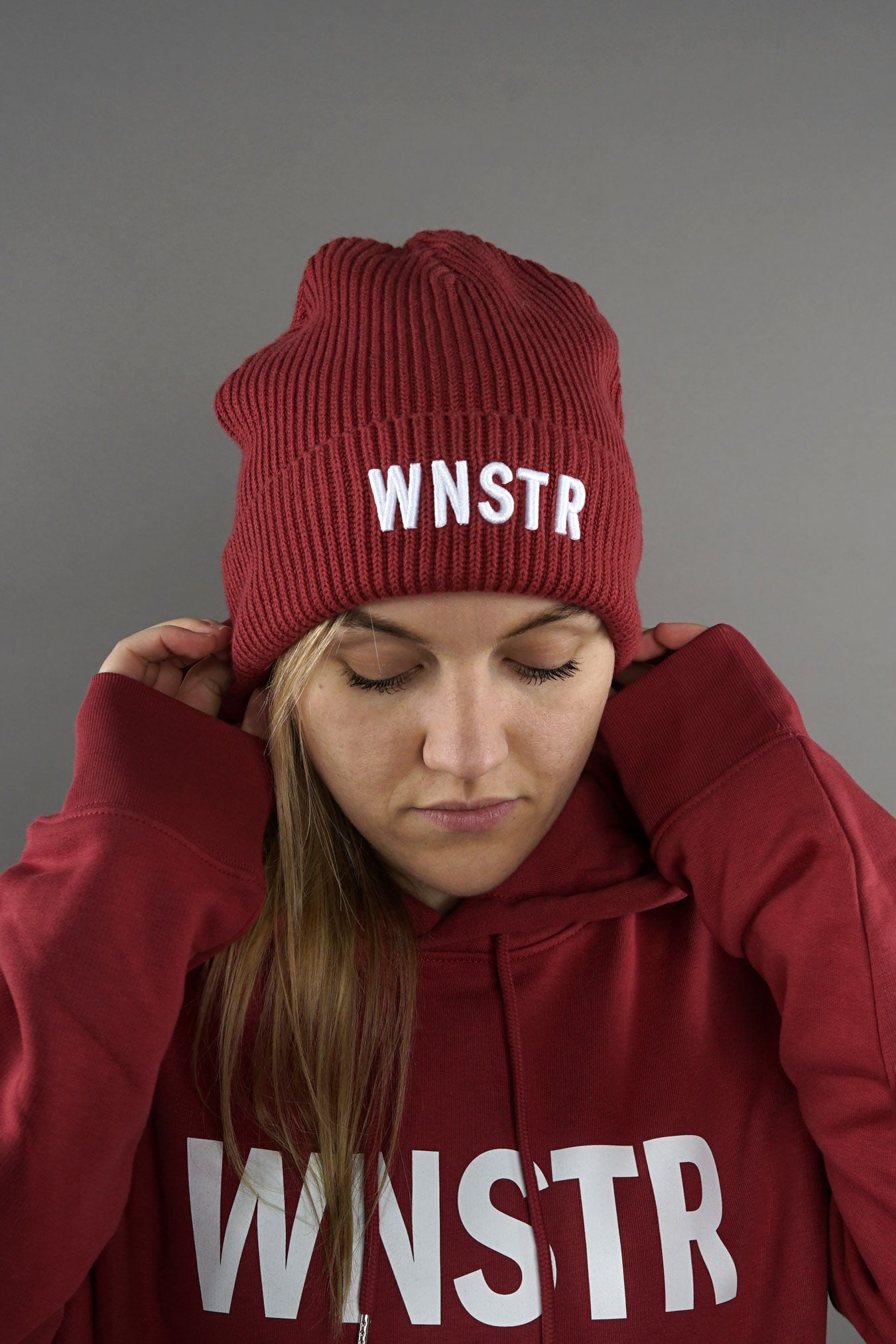 RIB KNIT BEANIE WNSTR - WNSTR®
