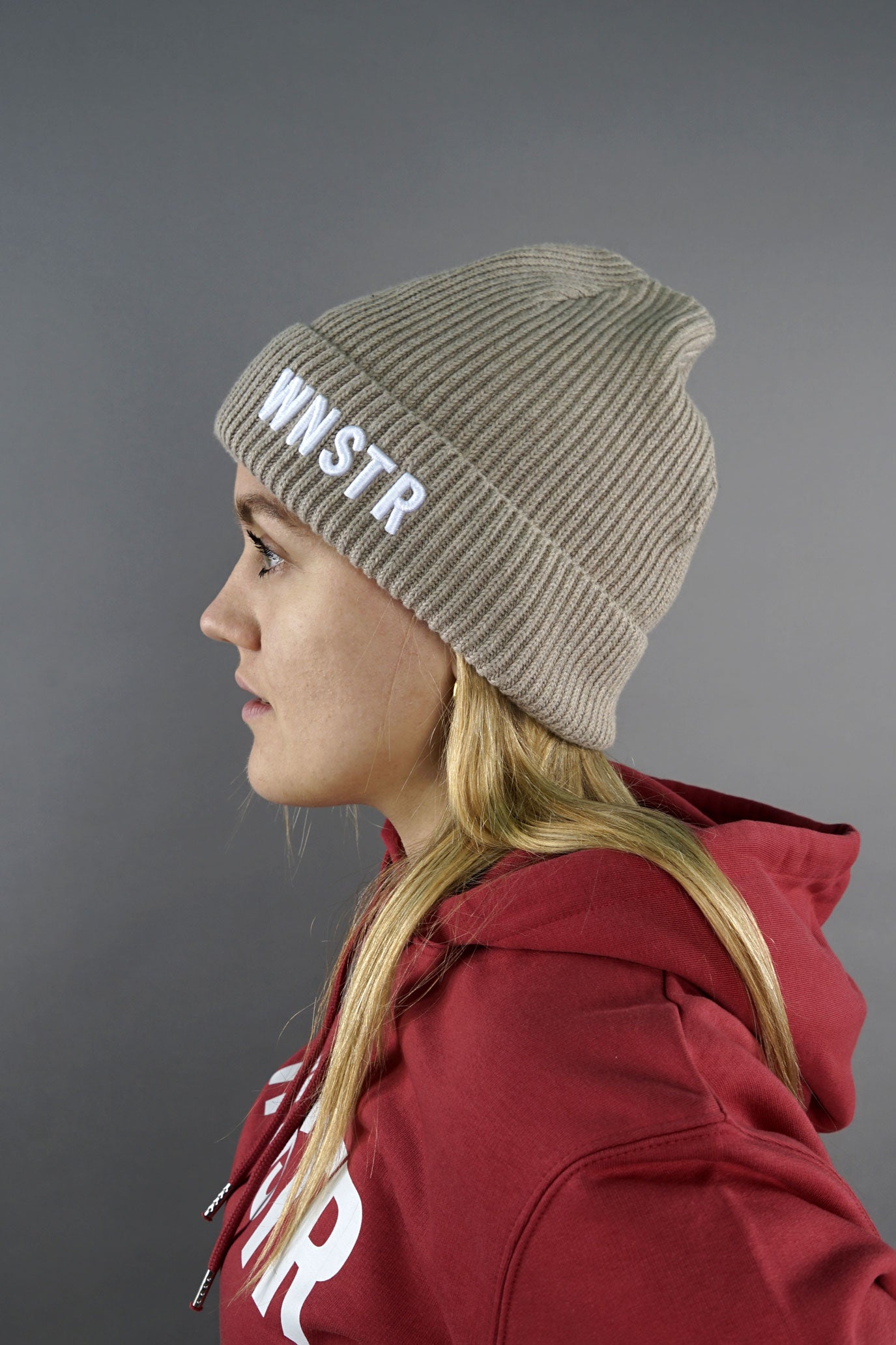 RIB KNIT BEANIE WNSTR - WNSTR®