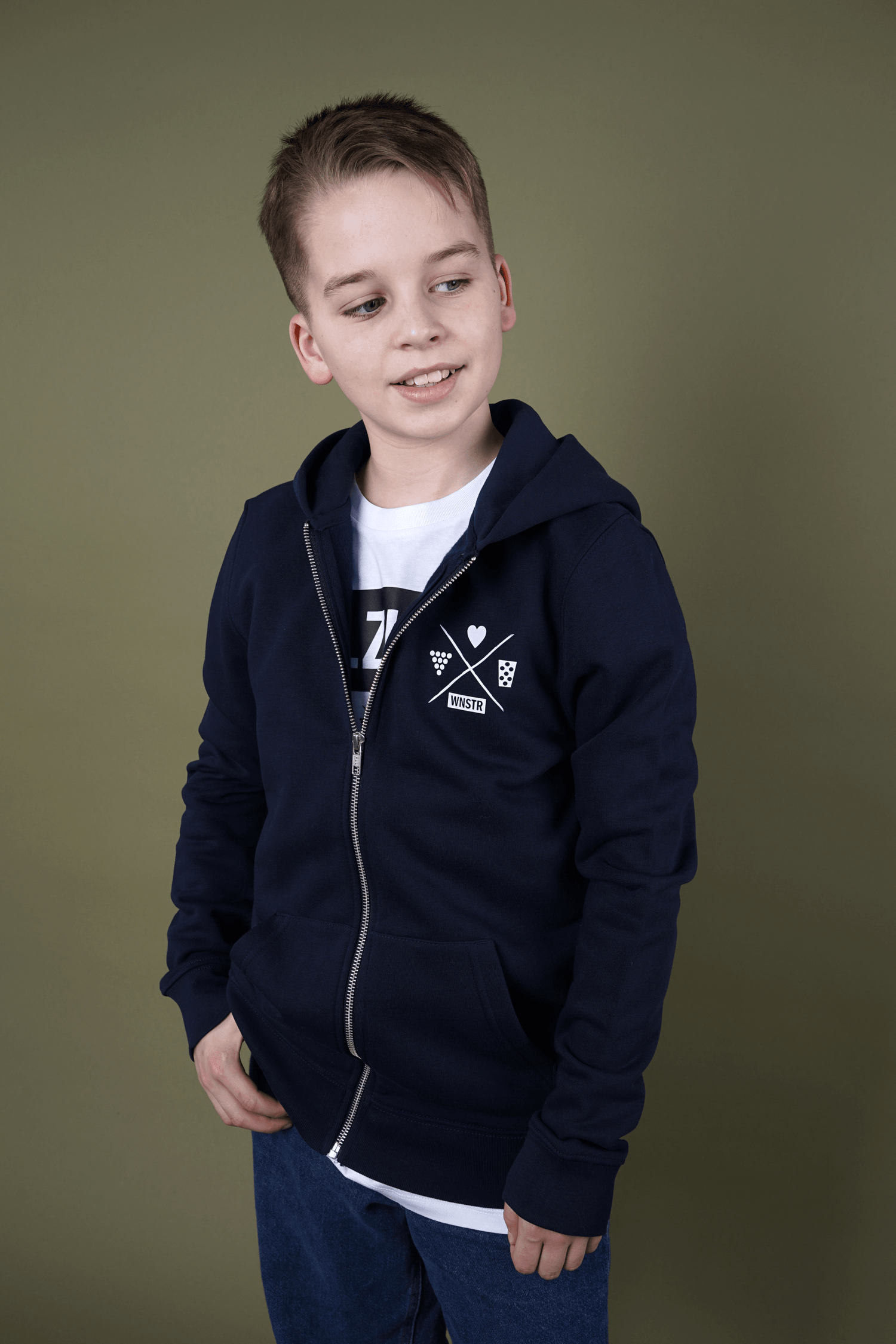ZIP HOODIE -KIDS- HEIMAT INKED BACKPRINT