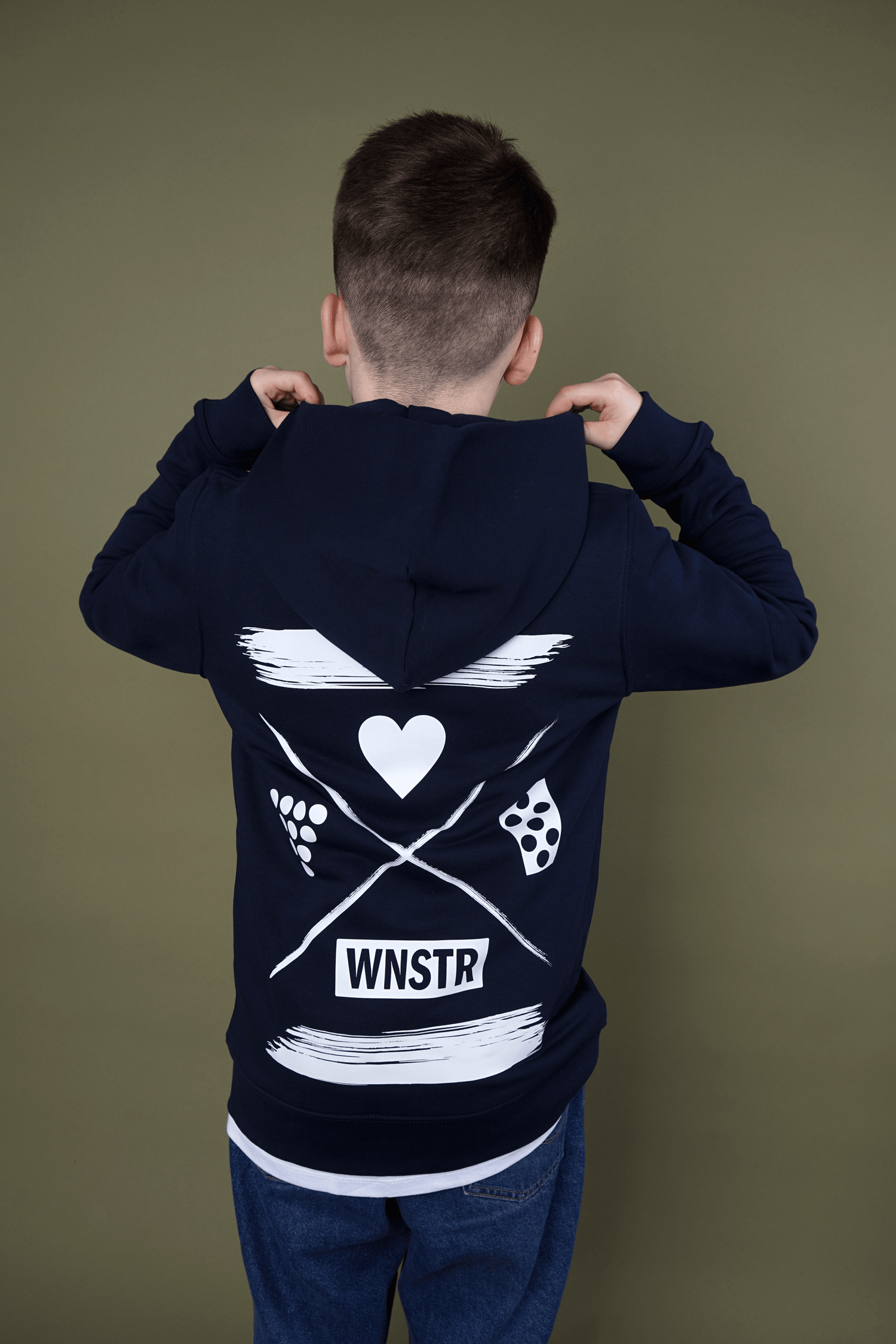 ZIP HOODIE -KIDS- HEIMAT INKED BACKPRINT