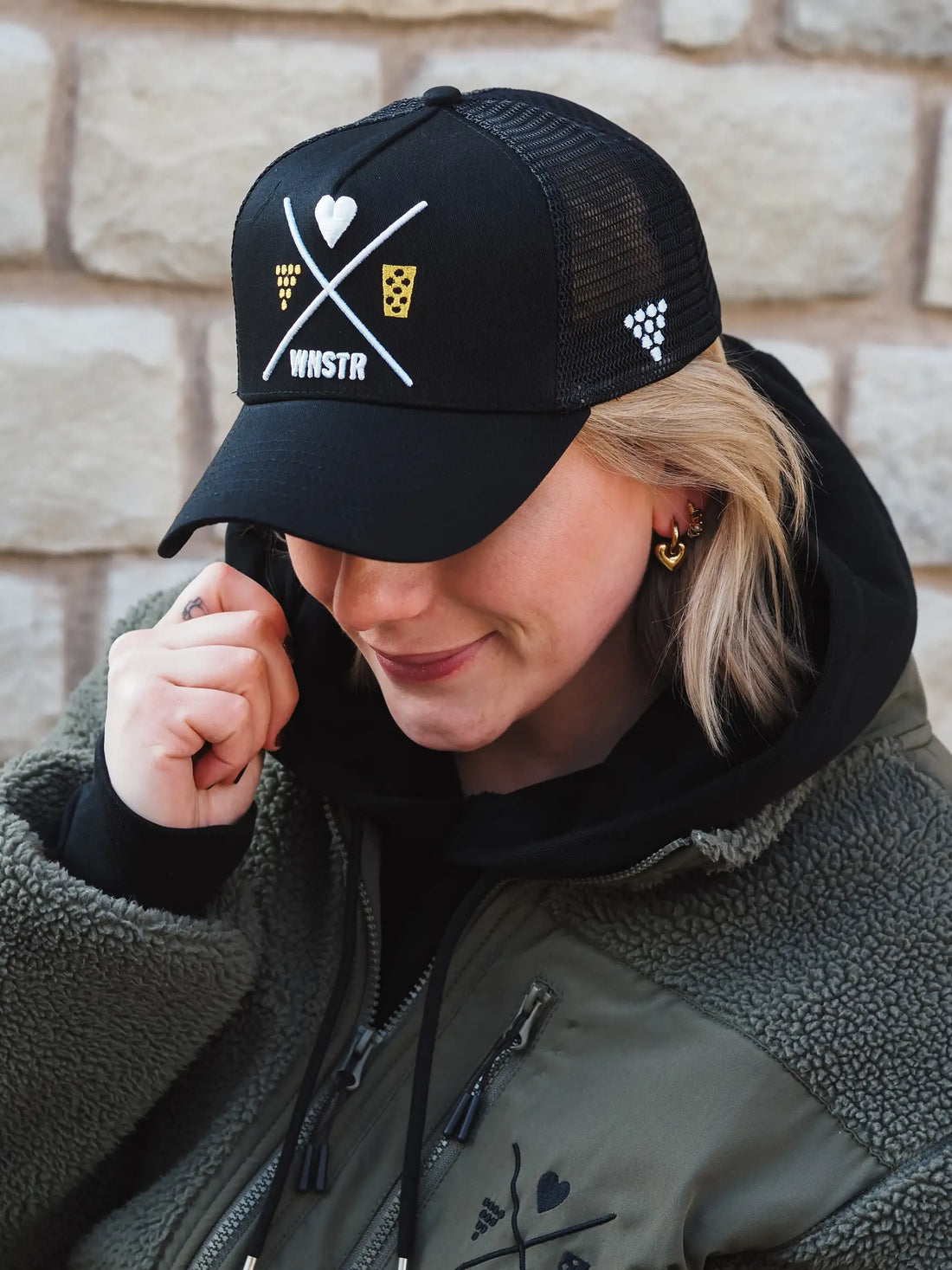 TRUCKERCAP HEIMAT BLACK/GOLD