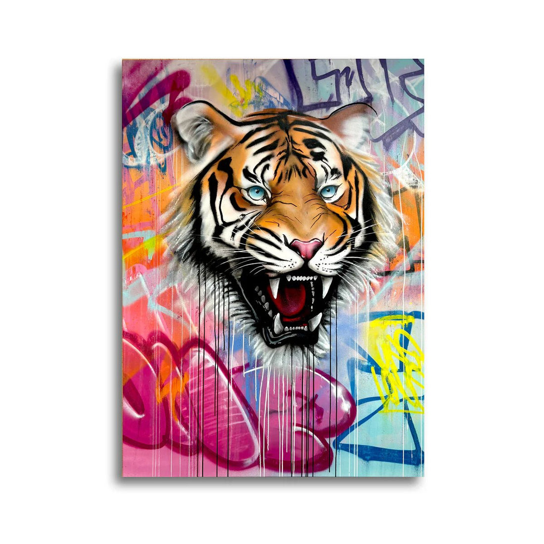 Daniel Ferino - TIGER 2024 (Art. L10) / 120 x 170 cm Acrylfarben auf Leinwand - WNSTR®