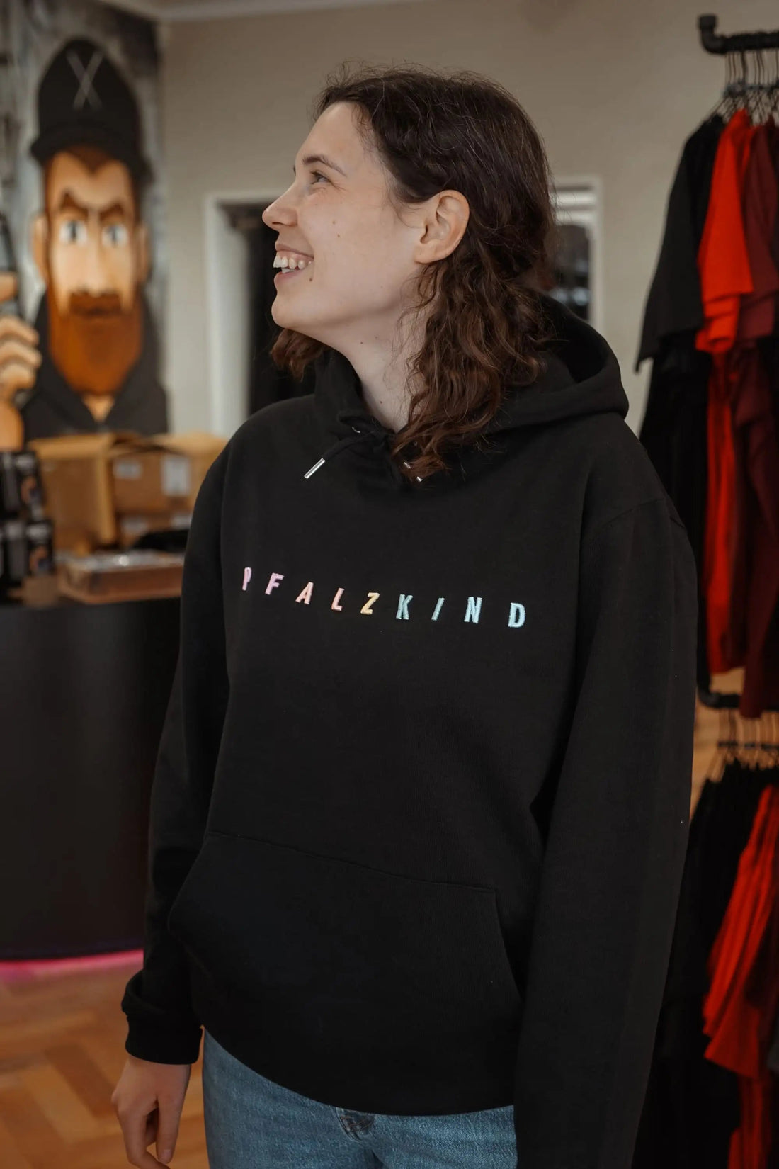 PFALZKIND HOODIE REGENBOGEN STICK UNISEX - WNSTR®