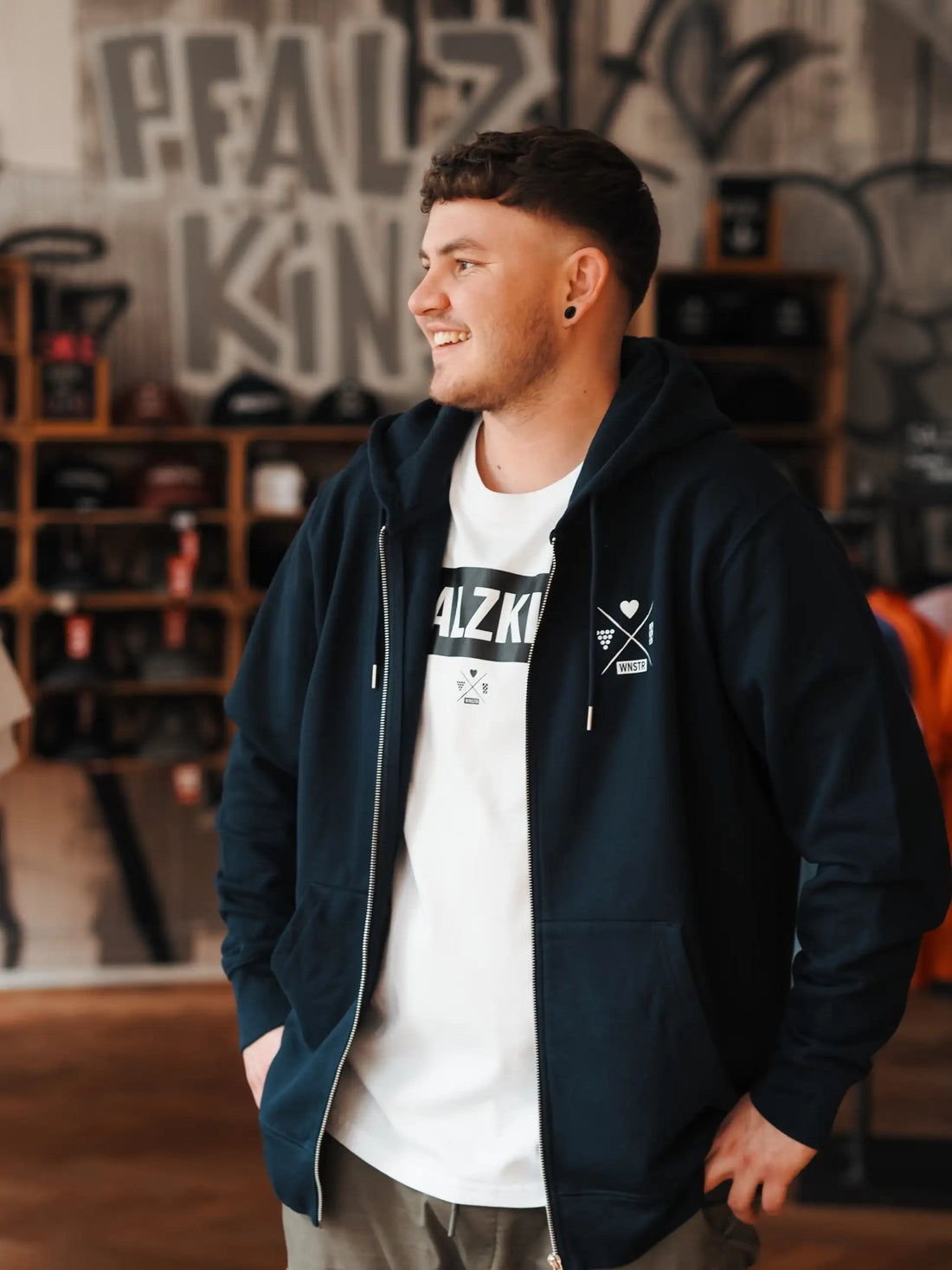 ZIP HOODIE HEIMAT INKED BACKPRINT - WNSTR®