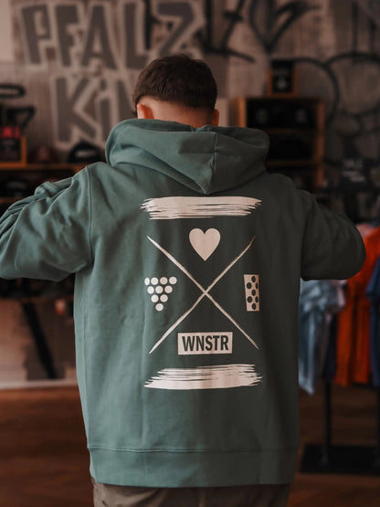 ZIP HOODIE HEIMAT INKED BACKPRINT - WNSTR®