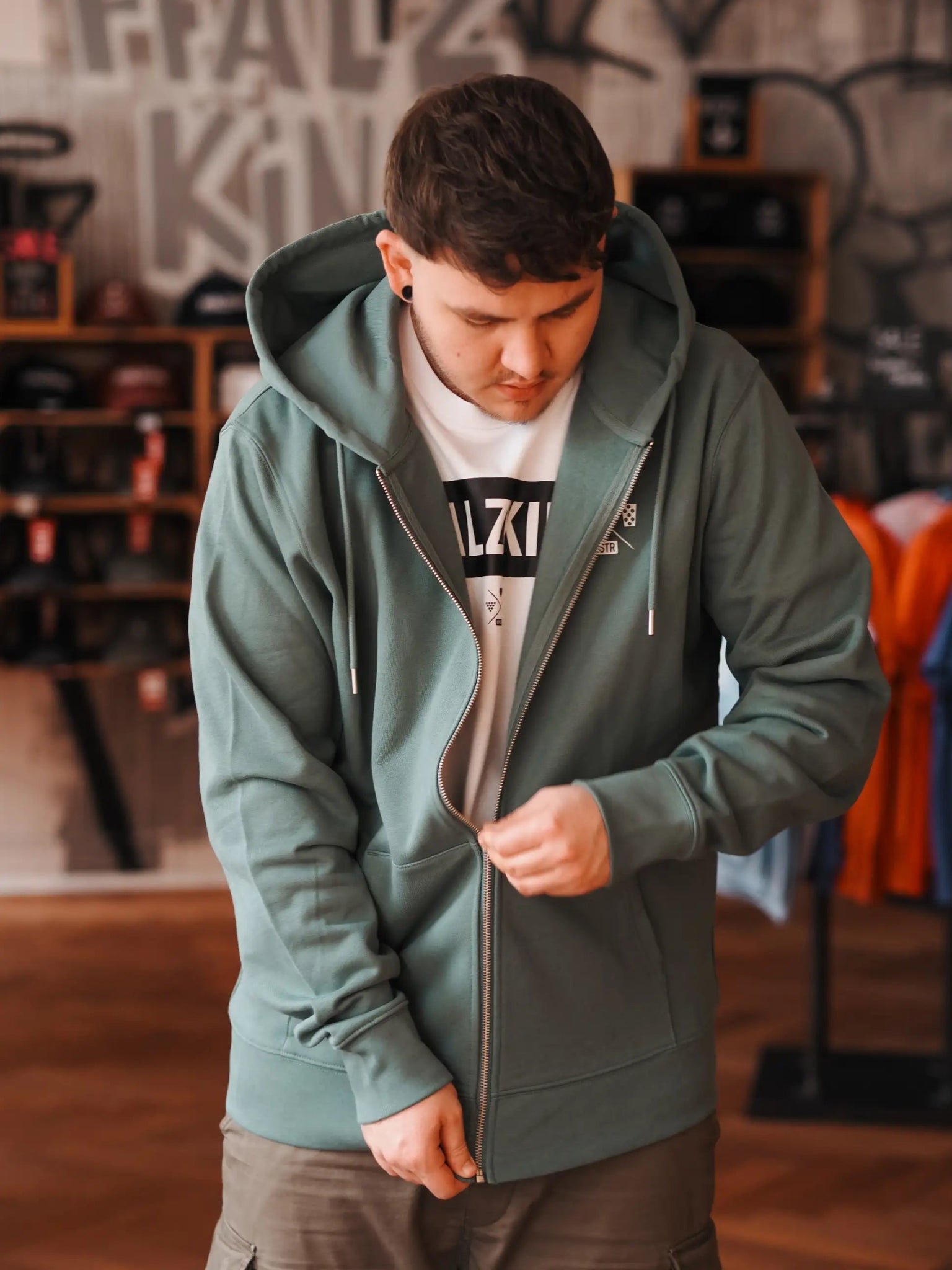 ZIP HOODIE HEIMAT INKED BACKPRINT - WNSTR®