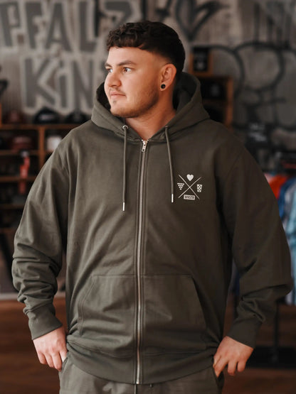 ZIP HOODIE HEIMAT INKED BACKPRINT - WNSTR®