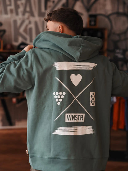 ZIP HOODIE HEIMAT INKED BACKPRINT - WNSTR®