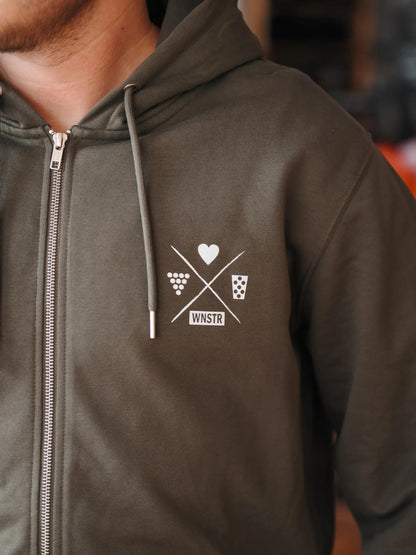 ZIP HOODIE HEIMAT INKED BACKPRINT - WNSTR®