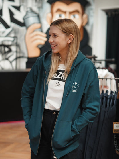 ZIP HOODIE HEIMAT WEIN DRUCK - WNSTR®