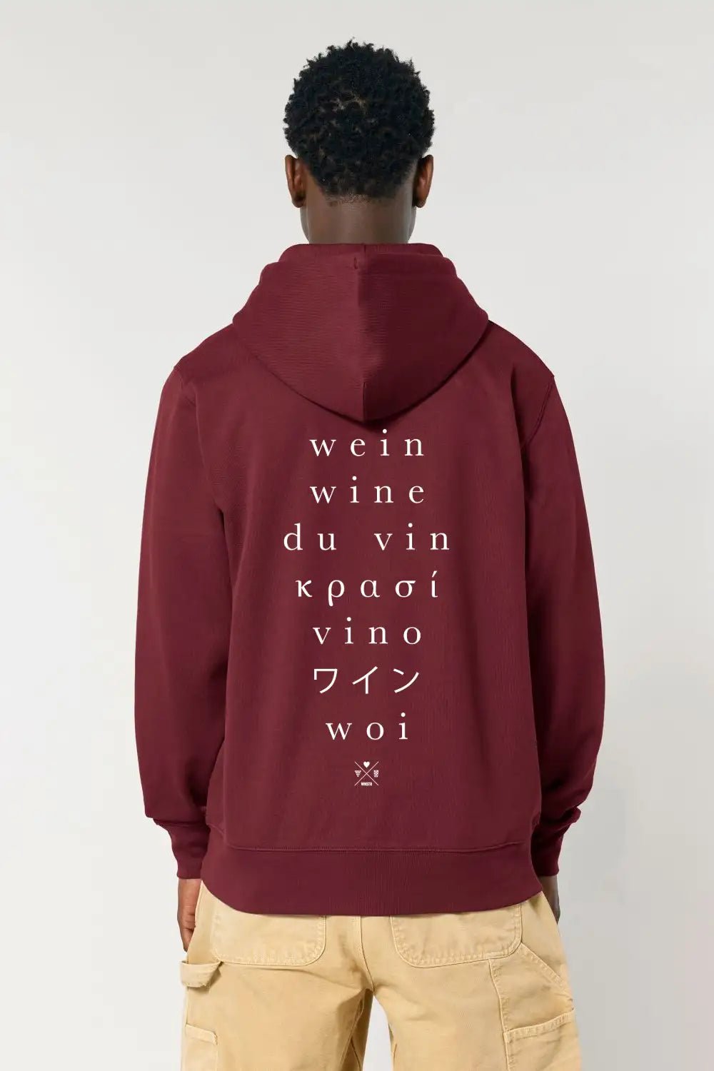 ZIP HOODIE HEIMAT WEIN DRUCK - WNSTR®