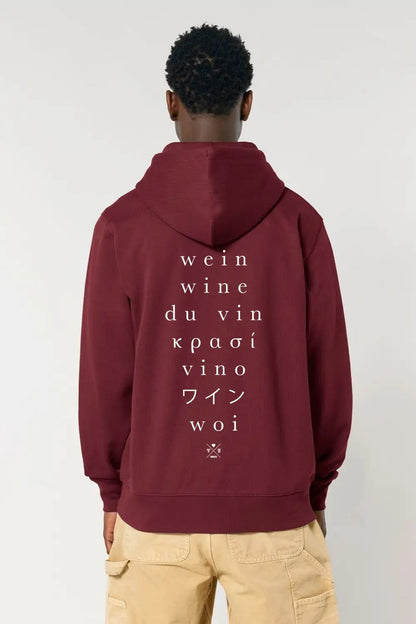 ZIP HOODIE HEIMAT WEIN DRUCK - WNSTR®