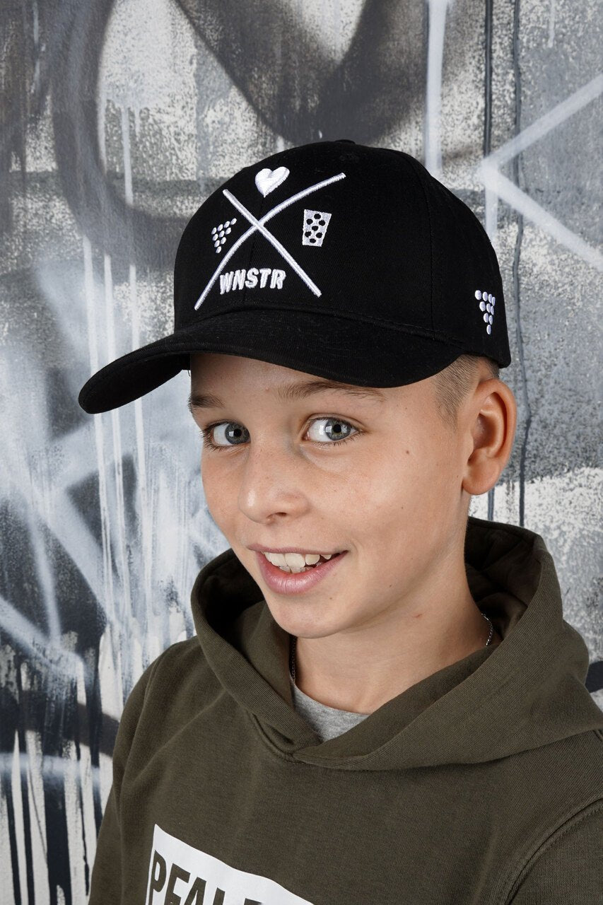 BASECAP HEIMAT BLACK/WHITE KIDS - WNSTR®