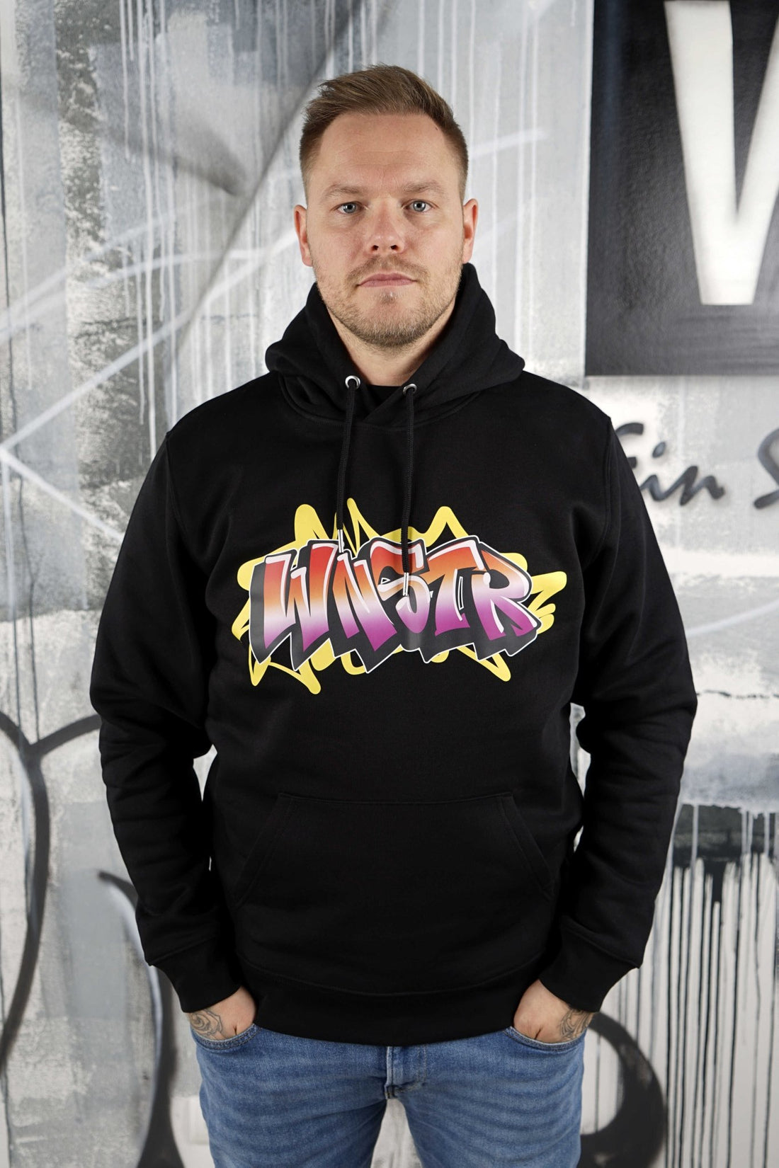 FERINO x WNSTR GRAFFITI HOODIE / FRONTPRINT - WNSTR®