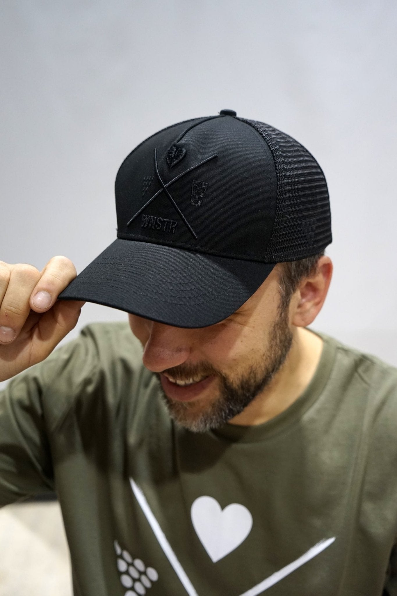 TRUCKERCAP HEIMAT ALLBLACK - WNSTR®