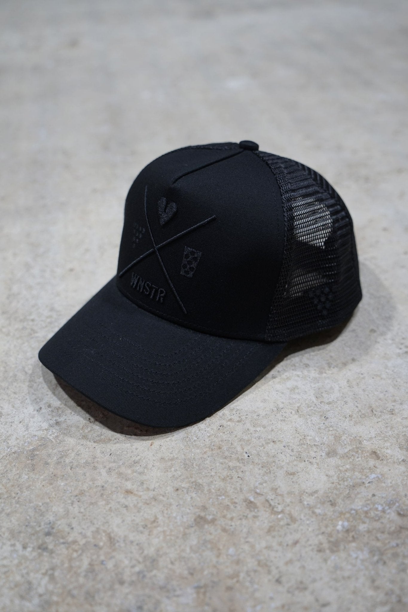 TRUCKERCAP HEIMAT ALLBLACK KIDS - WNSTR®