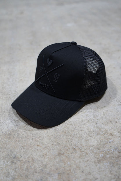 TRUCKERCAP HEIMAT ALLBLACK KIDS - WNSTR®