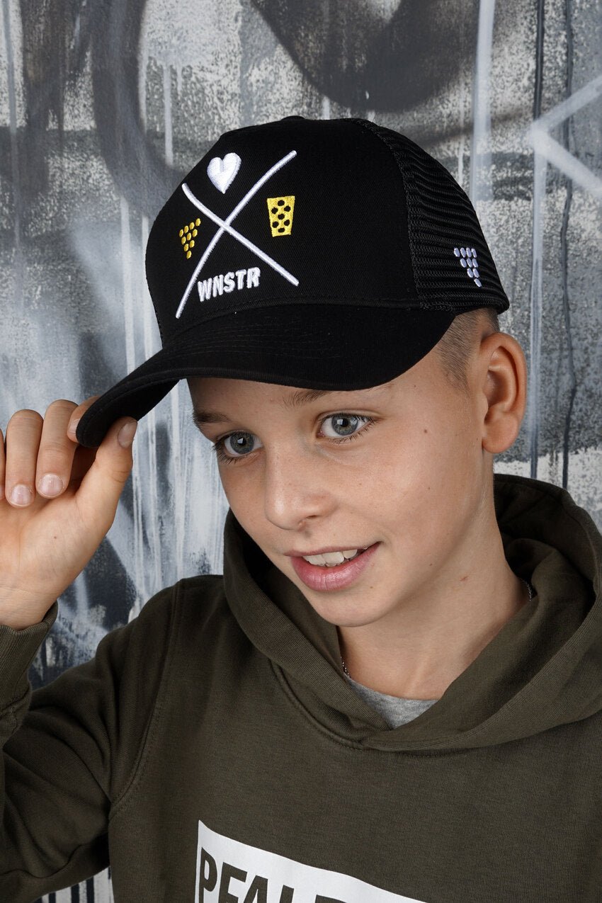 TRUCKERCAP HEIMAT BLACK/GOLD KIDS - WNSTR®