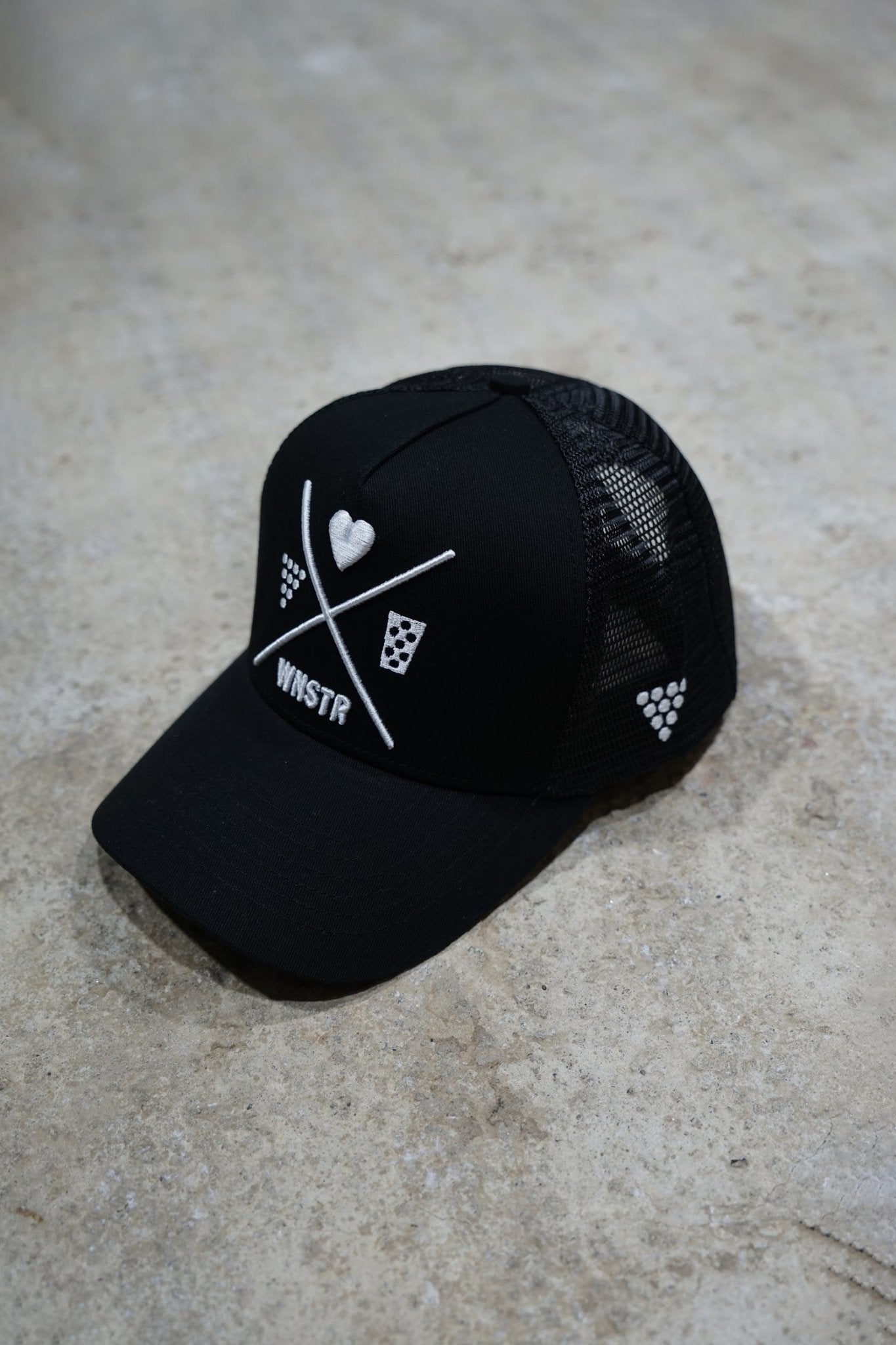 TRUCKERCAP HEIMAT BLACK/WHITE KIDS - WNSTR®